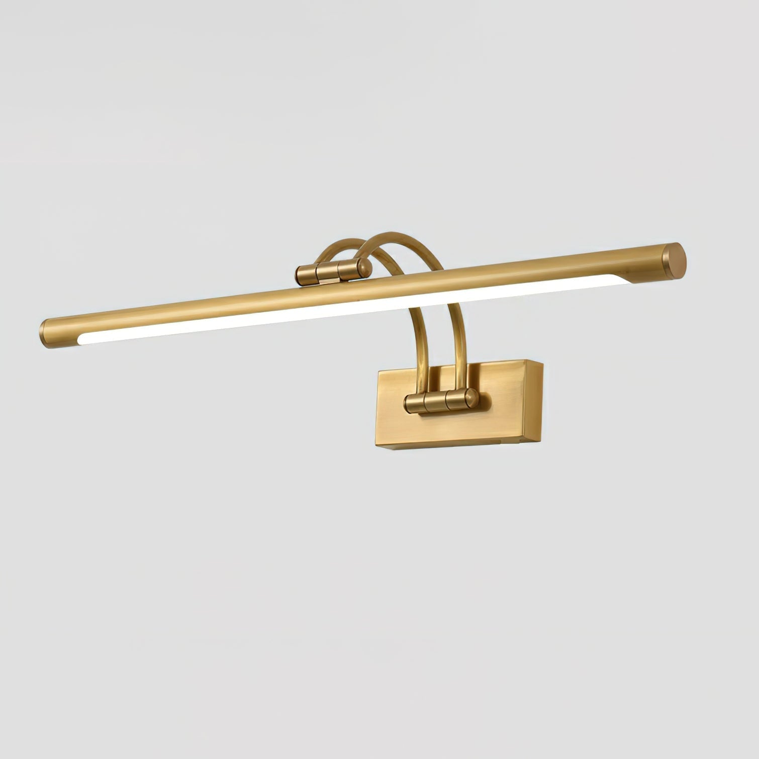 Fergus Linear Vanity Brass Wall Light - Letslighting