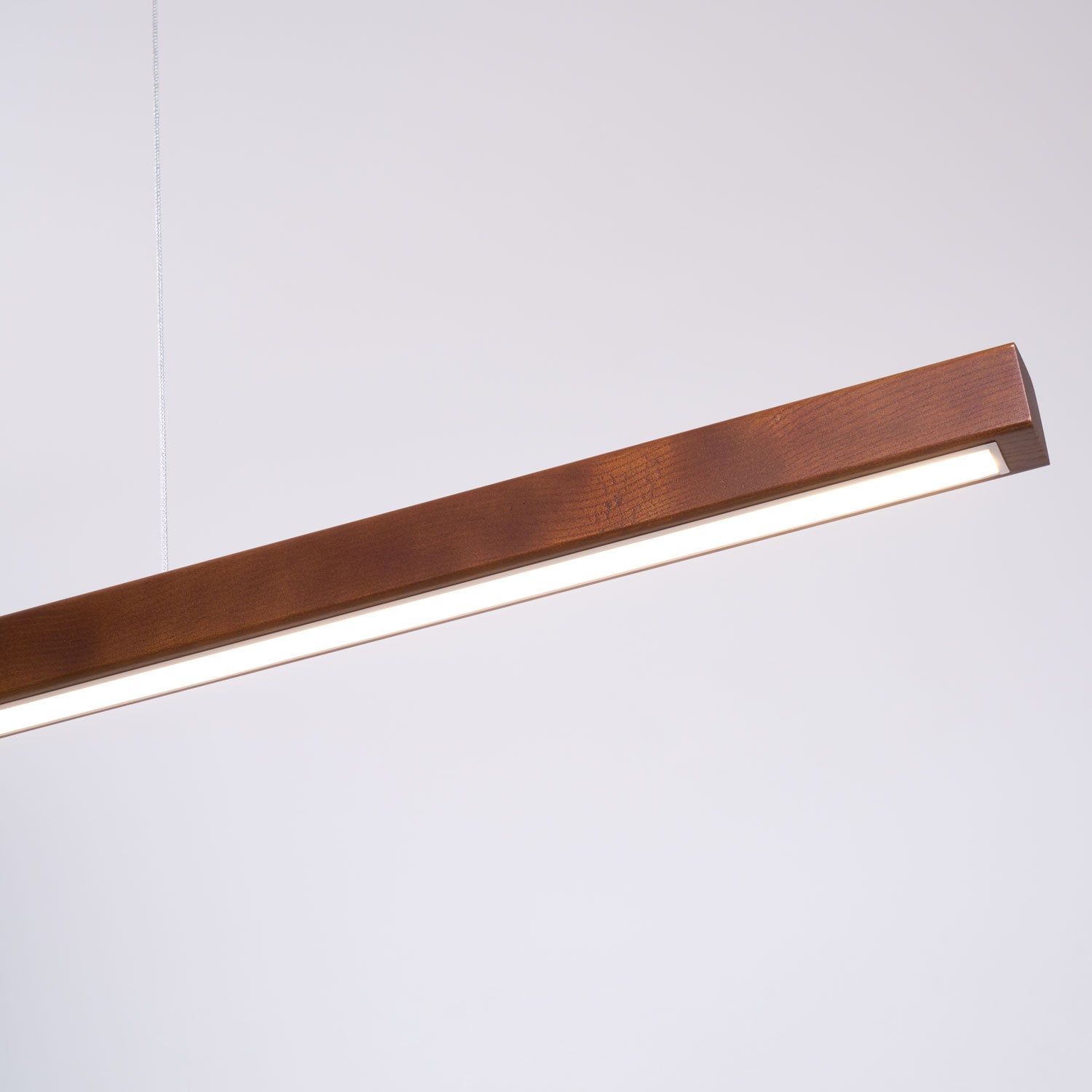 Elowen Linear Minimalist Wood Pendant Light - Letslighting