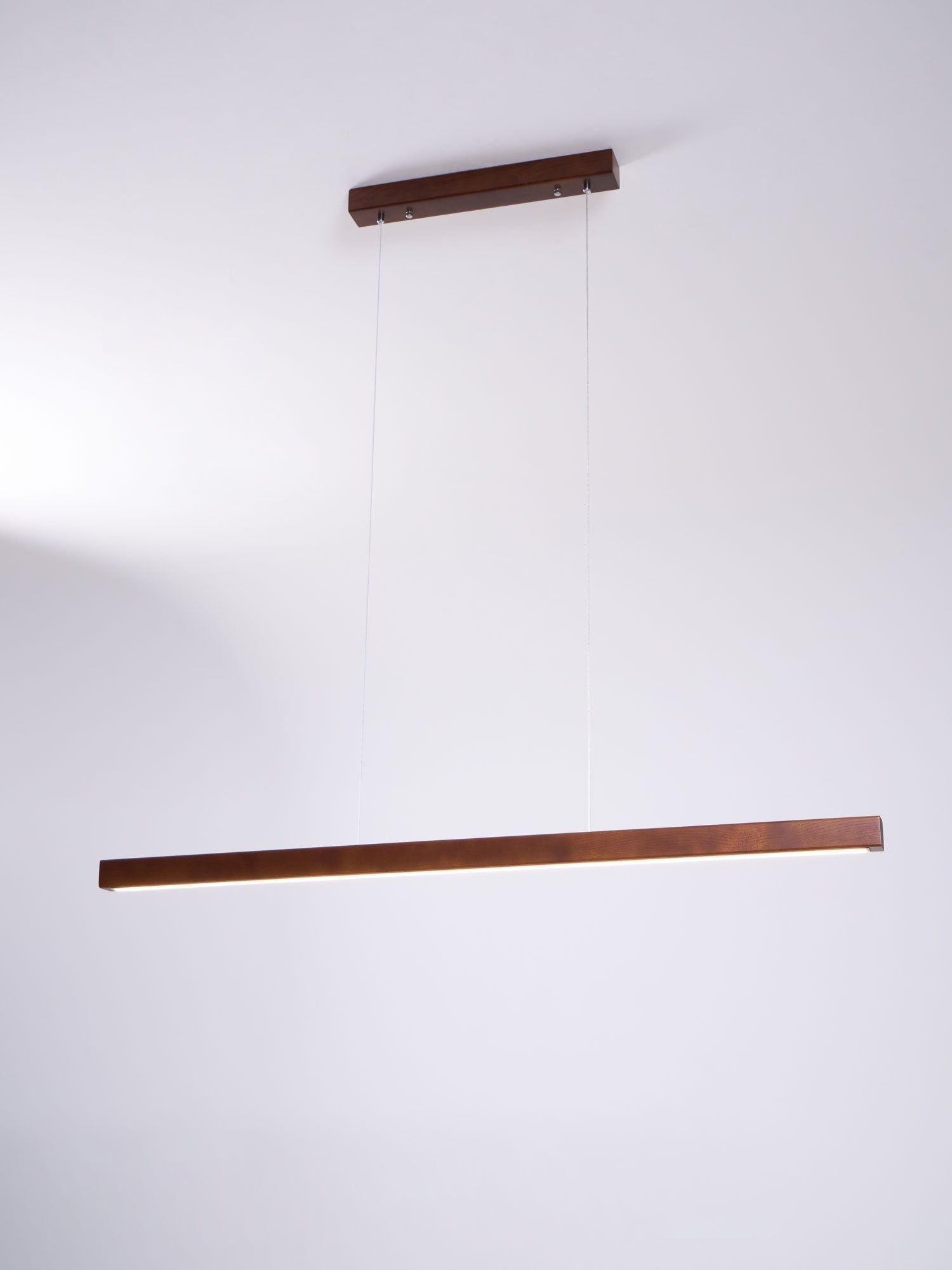 Elowen Linear Minimalist Wood Pendant Light - Letslighting