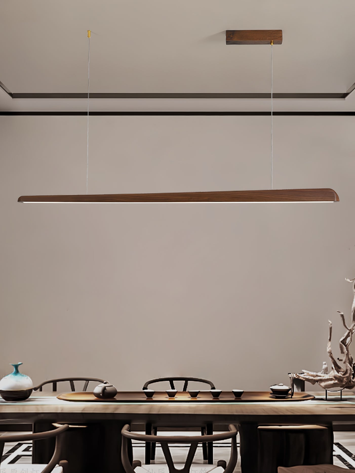 Iveris Wood Minimalist Pendant Lamp - Letslighting