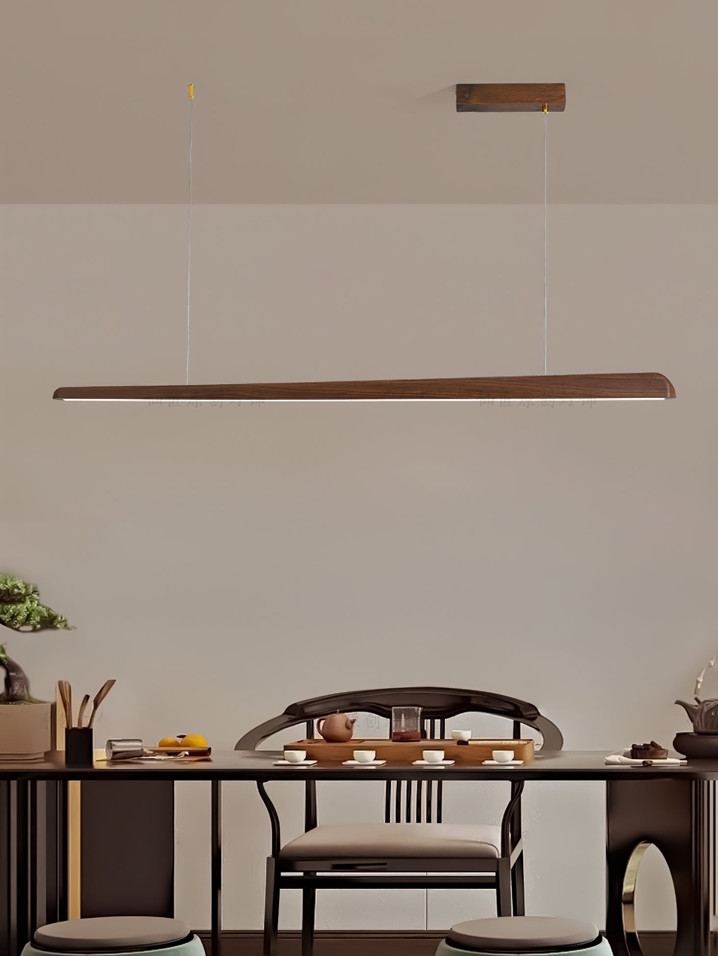 Iveris Wood Minimalist Pendant Lamp - Letslighting