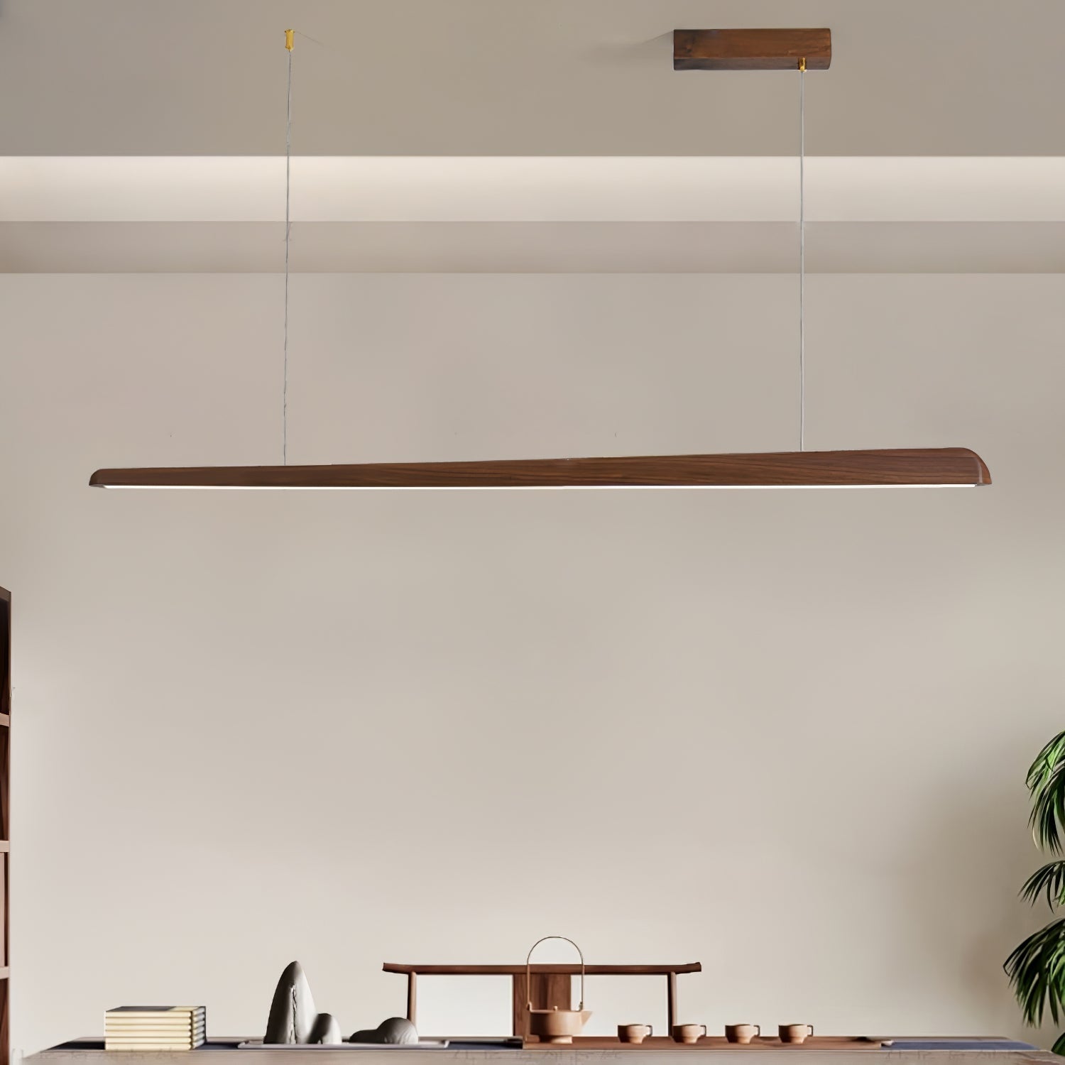 Iveris Wood Minimalist Pendant Lamp - Letslighting