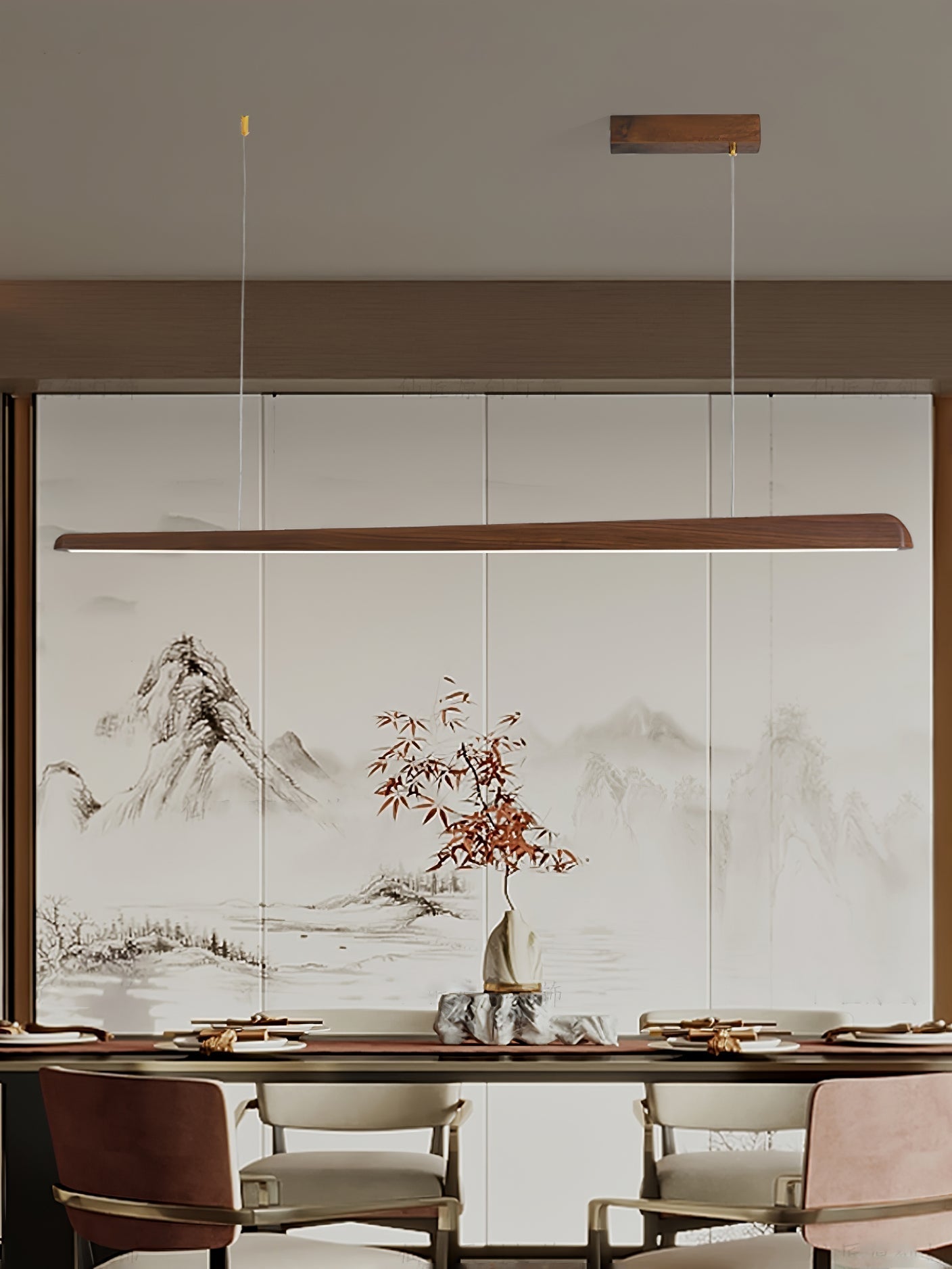 Iveris Wood Minimalist Pendant Lamp - Letslighting