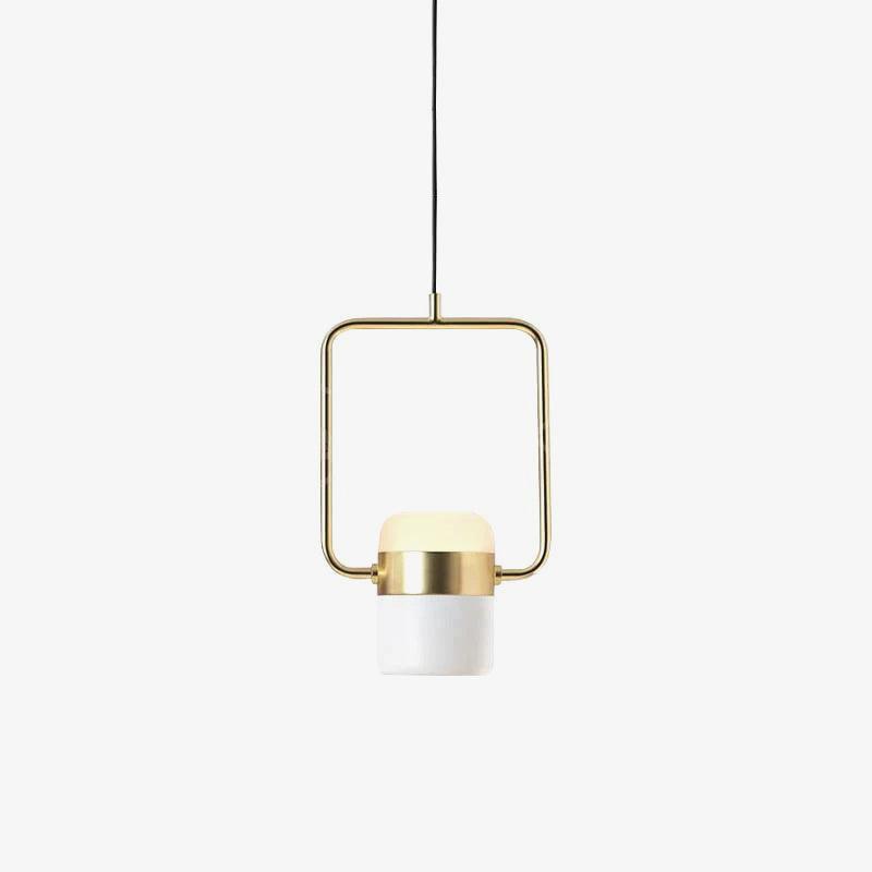Solara Pendant Lamp Adjustable Glass with Brass - Letslighting