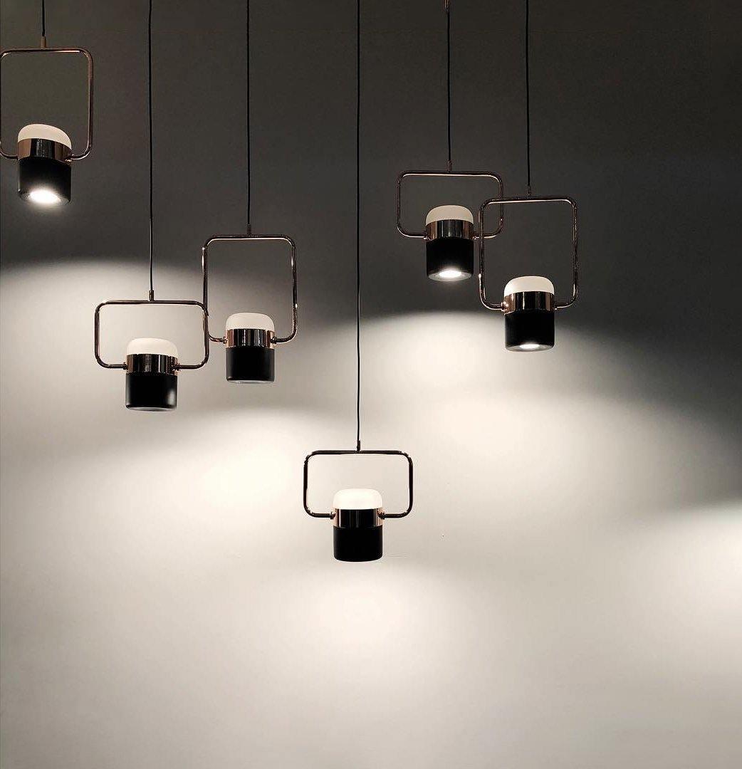 Solara Pendant Lamp Adjustable Glass with Brass - Letslighting