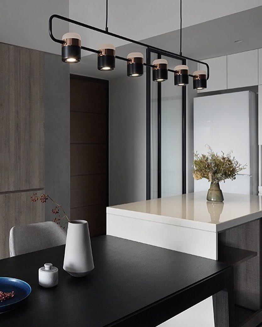 Solara Pendant Lamp Adjustable Glass with Brass - Letslighting