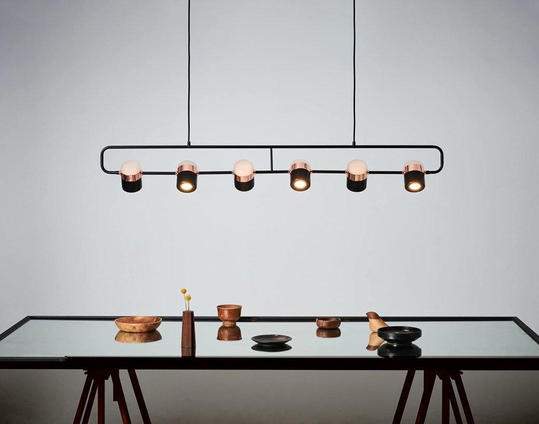 Solara Pendant Lamp Adjustable Glass with Brass - Letslighting