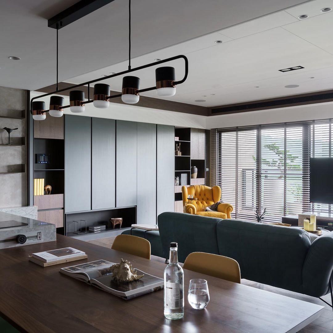 Solara Pendant Lamp Adjustable Glass with Brass - Letslighting
