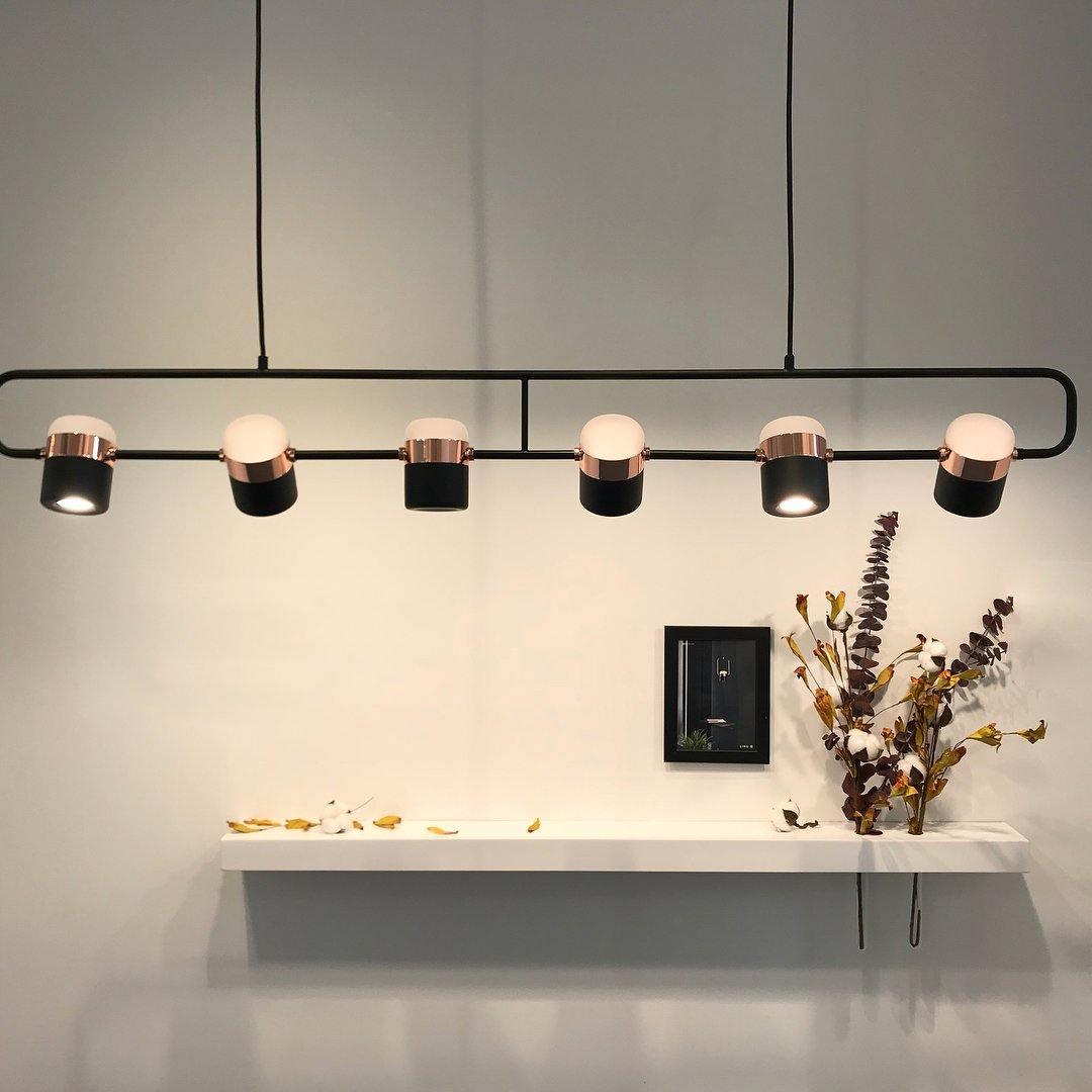 Solara Pendant Lamp Adjustable Glass with Brass - Letslighting