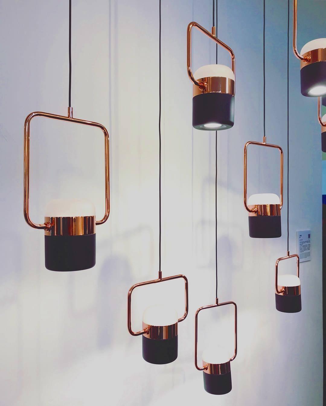 Solara Pendant Lamp Adjustable Glass with Brass - Letslighting
