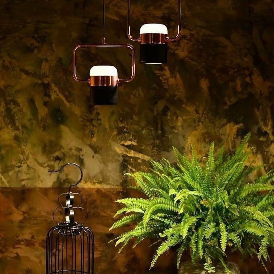 Solara Pendant Lamp Adjustable Glass with Brass - Letslighting