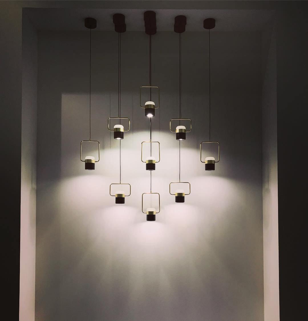 Solara Pendant Lamp Adjustable Glass with Brass - Letslighting