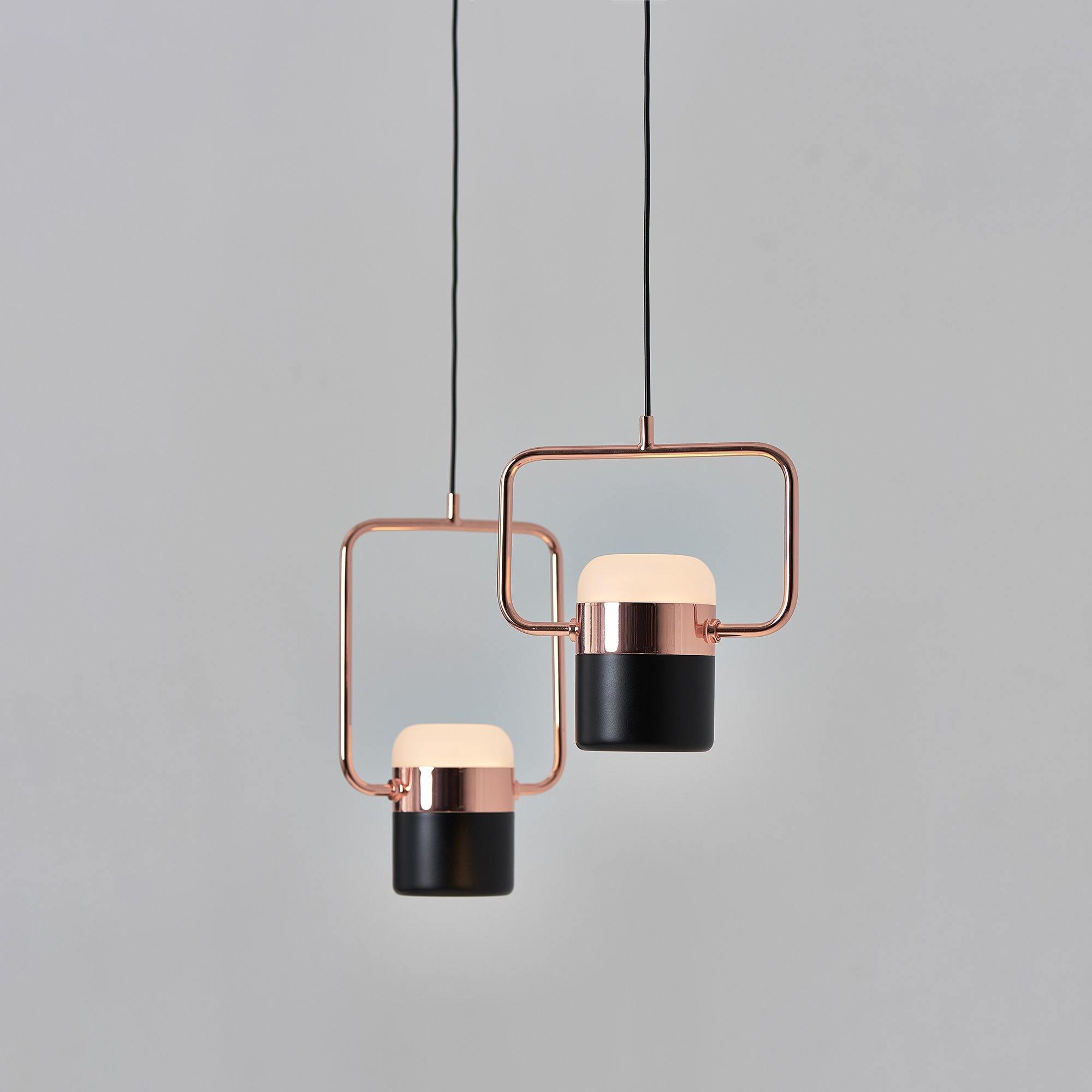 Solara Pendant Lamp Adjustable Glass with Brass - Letslighting