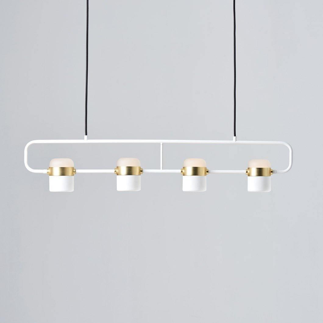 Solara Pendant Lamp Adjustable Glass with Brass - Letslighting