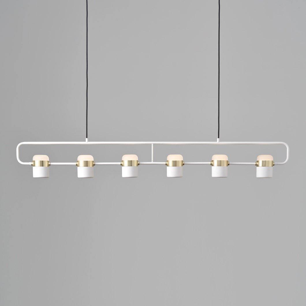 Solara Pendant Lamp Adjustable Glass with Brass - Letslighting