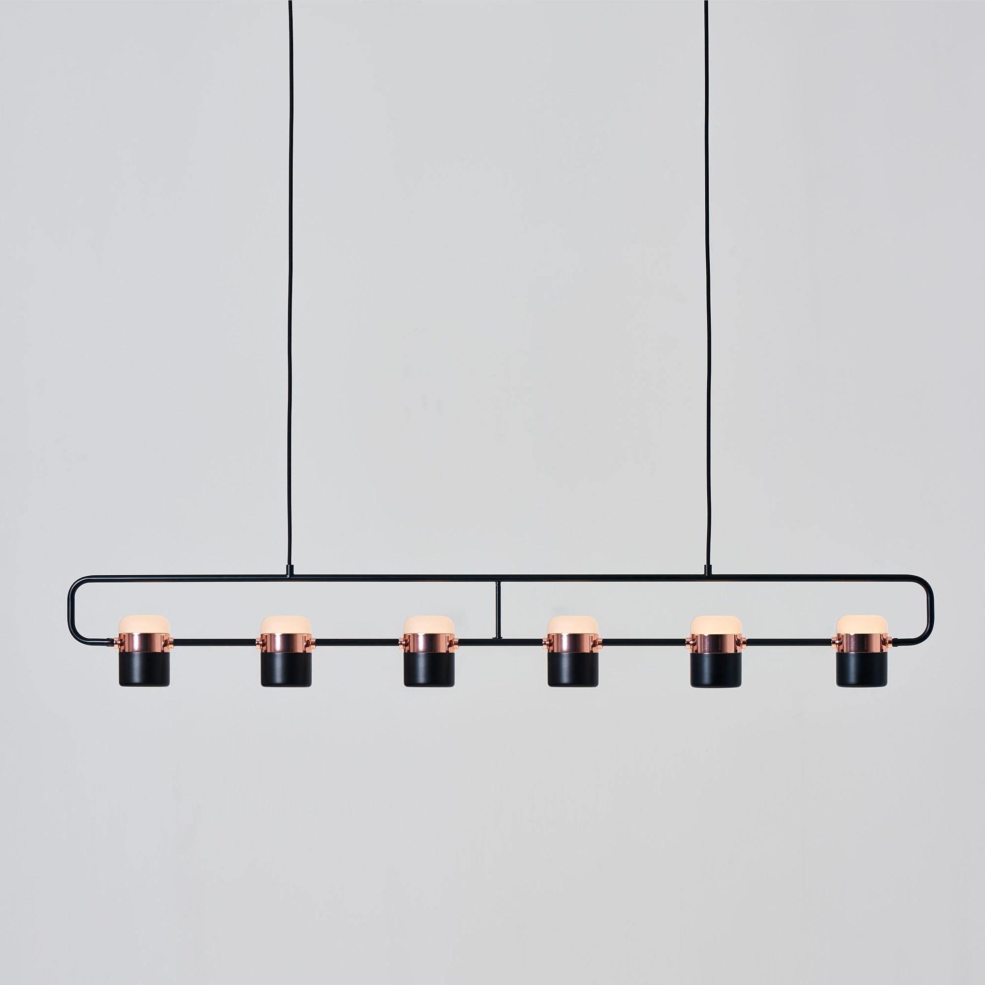 Solara Pendant Lamp Adjustable Glass with Brass - Letslighting