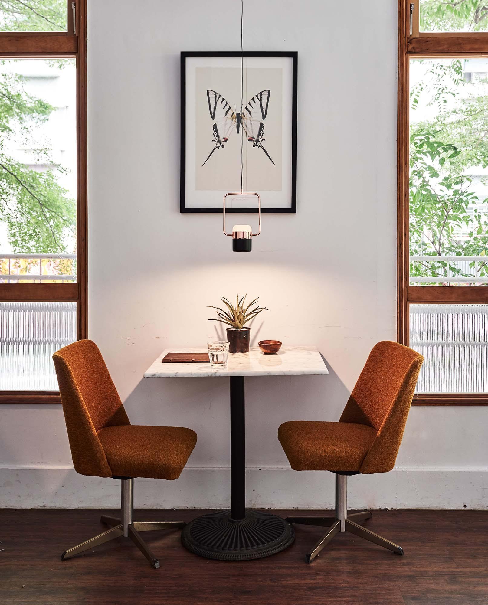 Solara Pendant Lamp Adjustable Glass with Brass - Letslighting