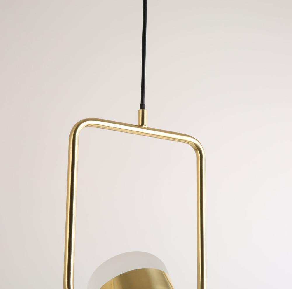 Solara Pendant Lamp Adjustable Glass with Brass - Letslighting
