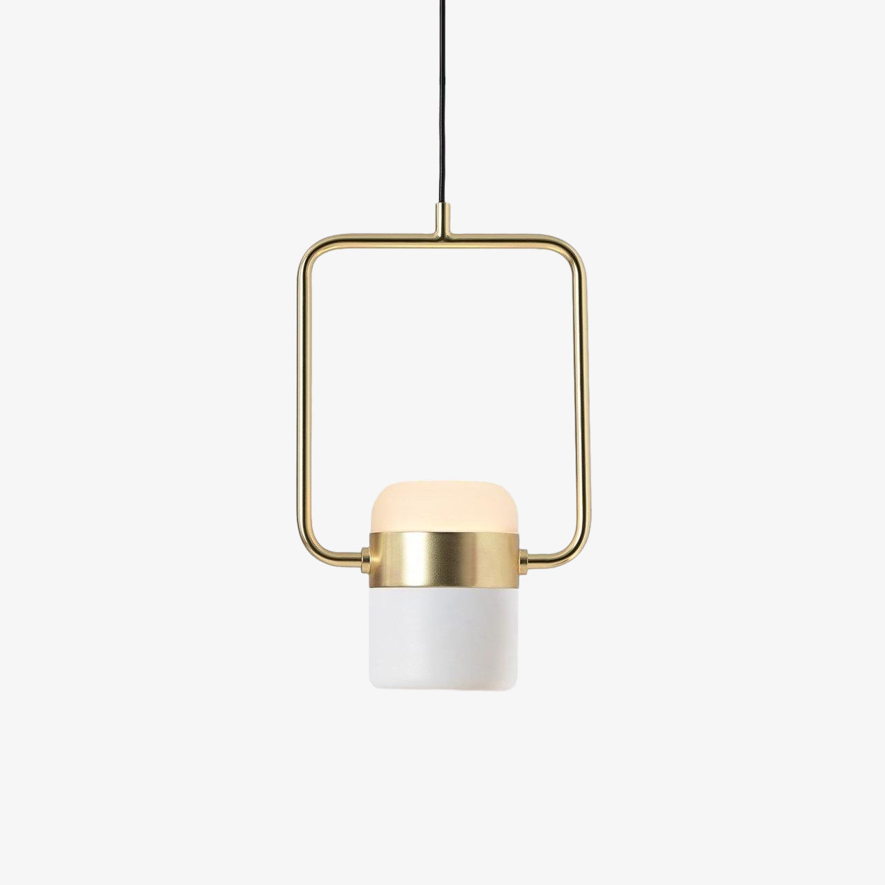 Solara Pendant Lamp Adjustable Glass with Brass - Letslighting