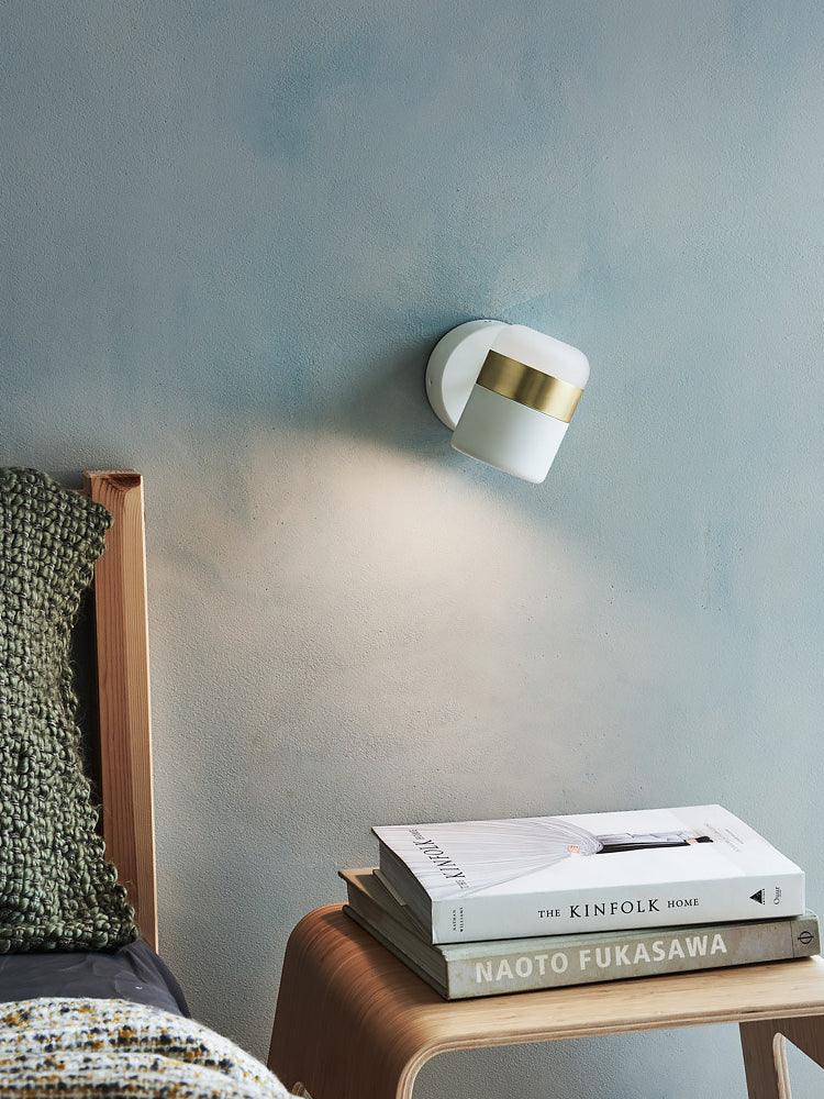 Lustra Wall Lamp Black Glass Adjustable - Letslighting