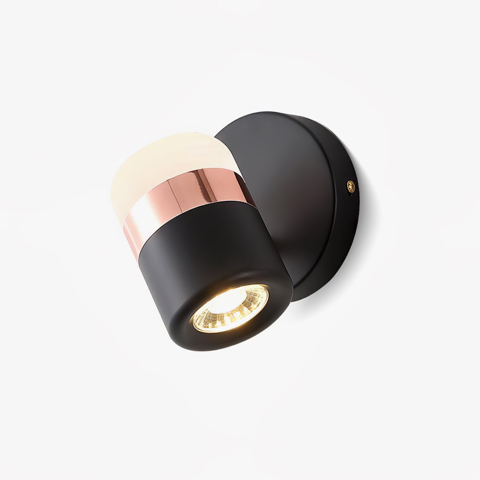 Lustra Wall Lamp Black Glass Adjustable - Letslighting