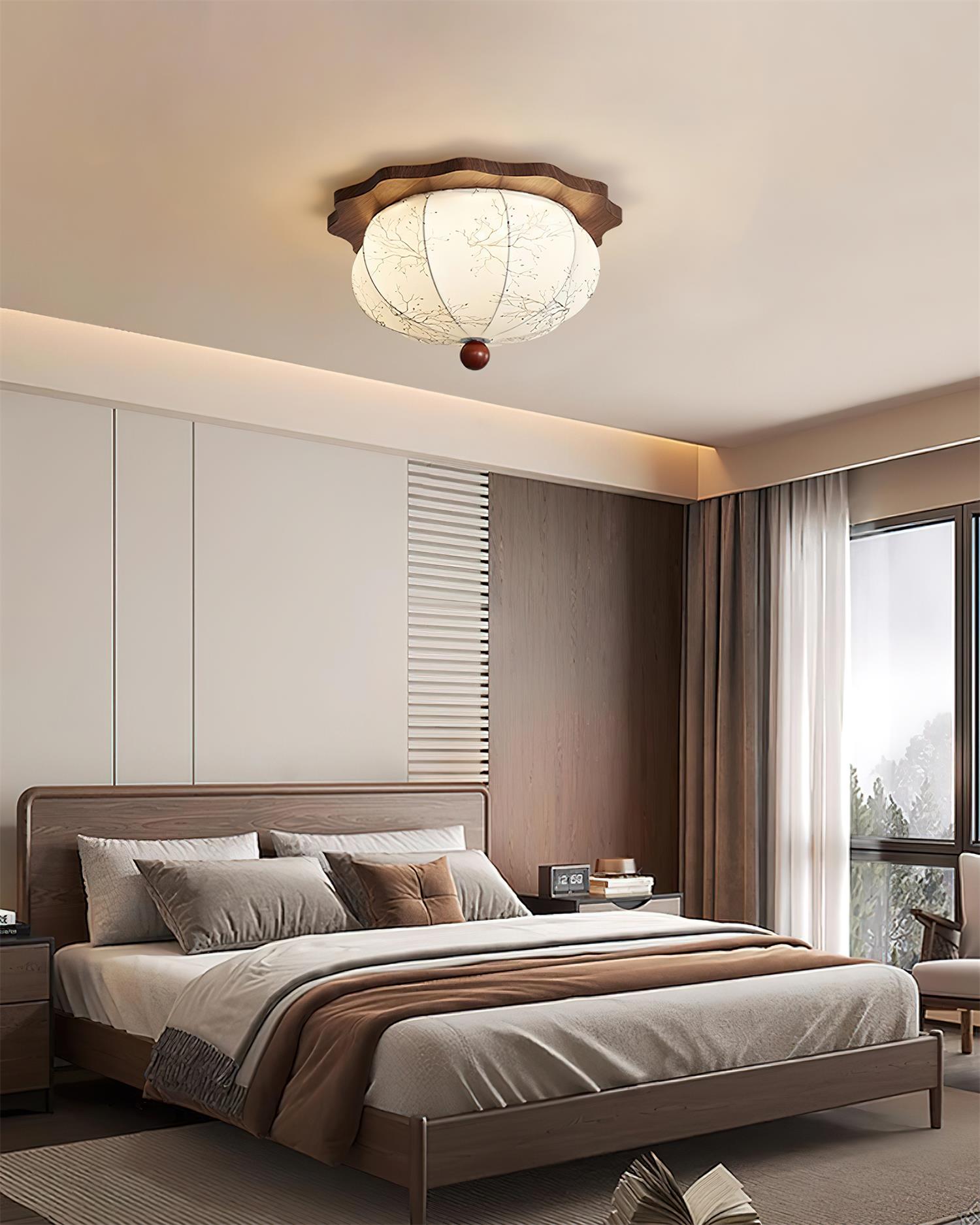 Sienna Ceiling Light Fabric - Letslighting
