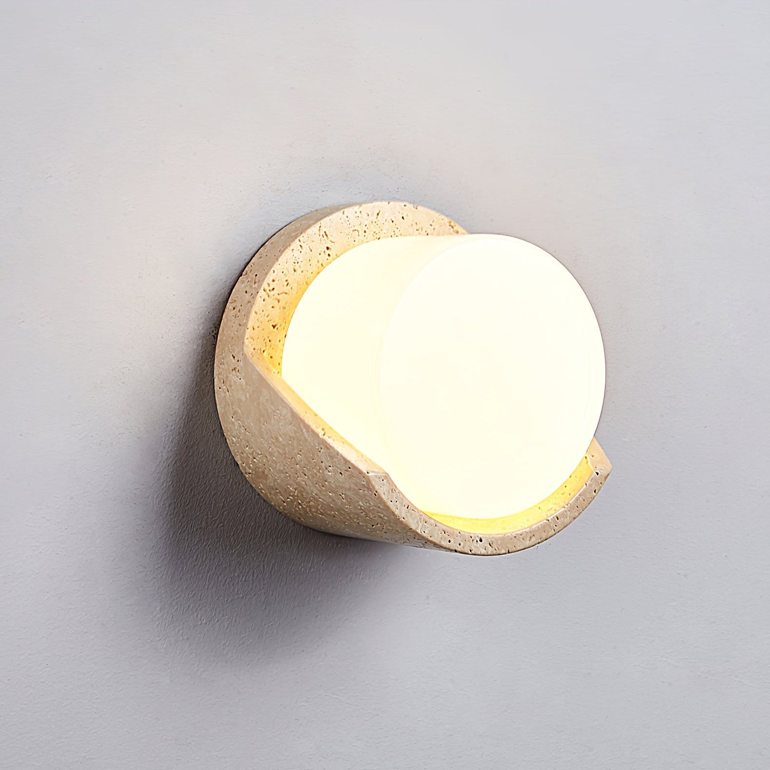 Linus Travertine Wall Light - Letslighting