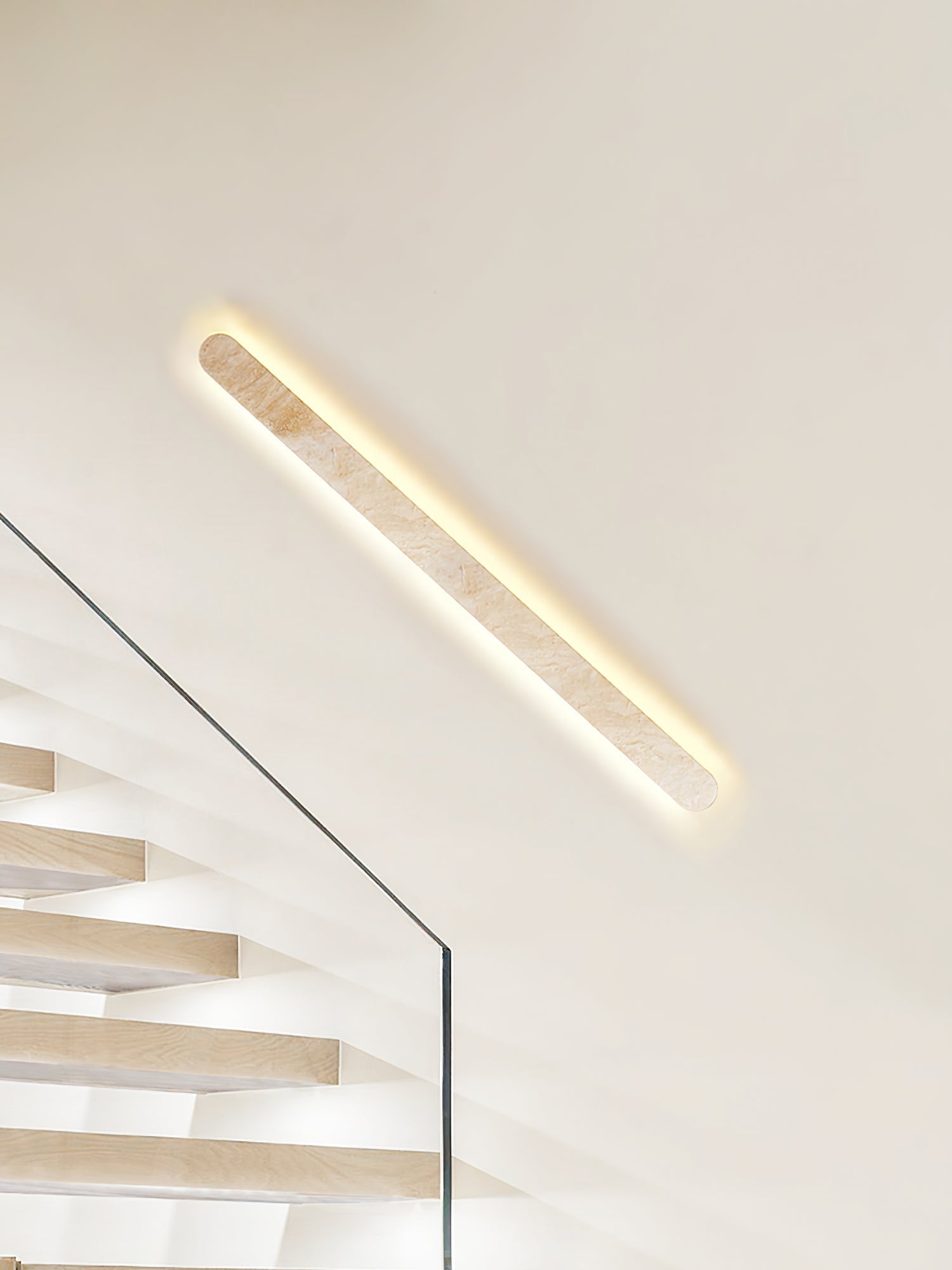 Lior Minimalist Travertine Wall Light