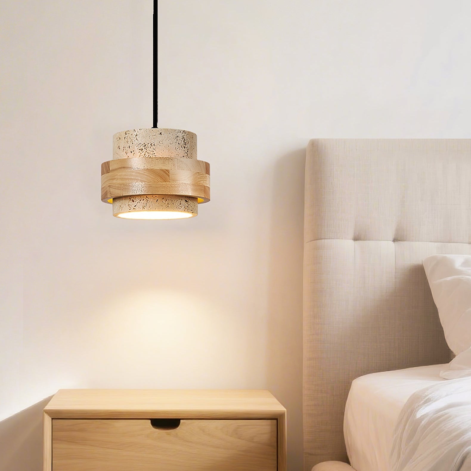 Liora Travertine Pendant Light - Letslighting
