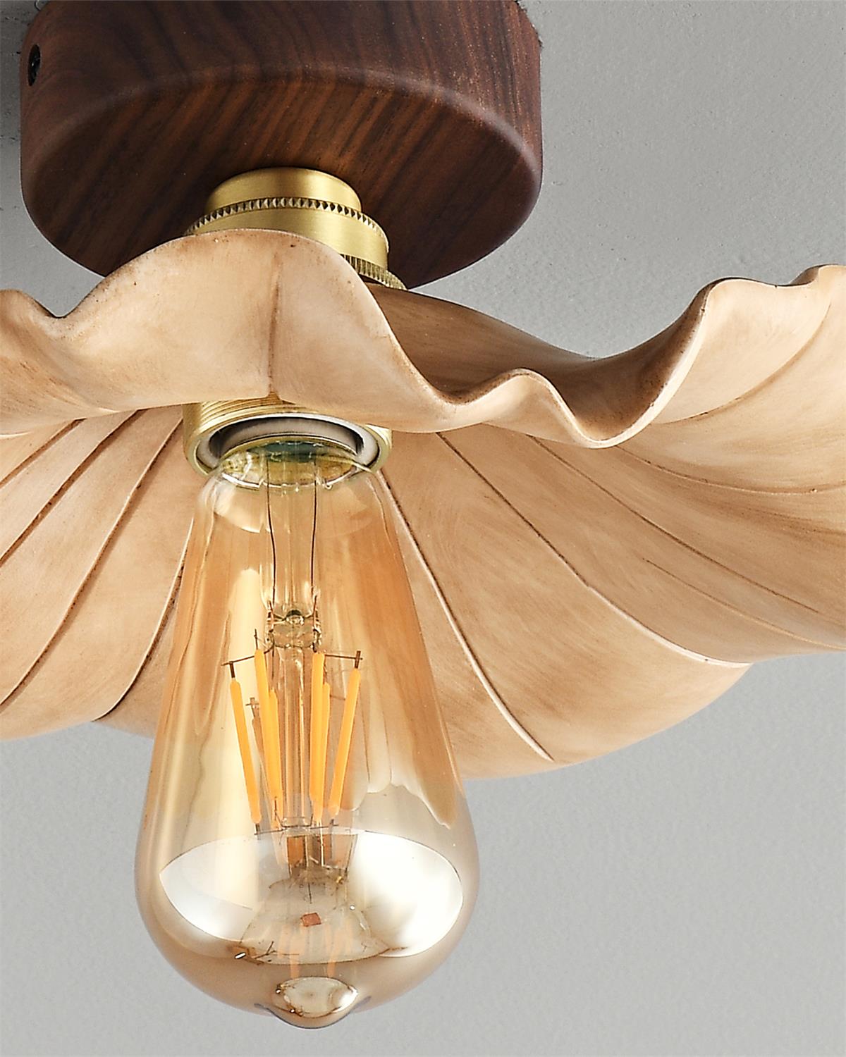 Liora Sculptural Petal Ceiling Lamp - Letslighting