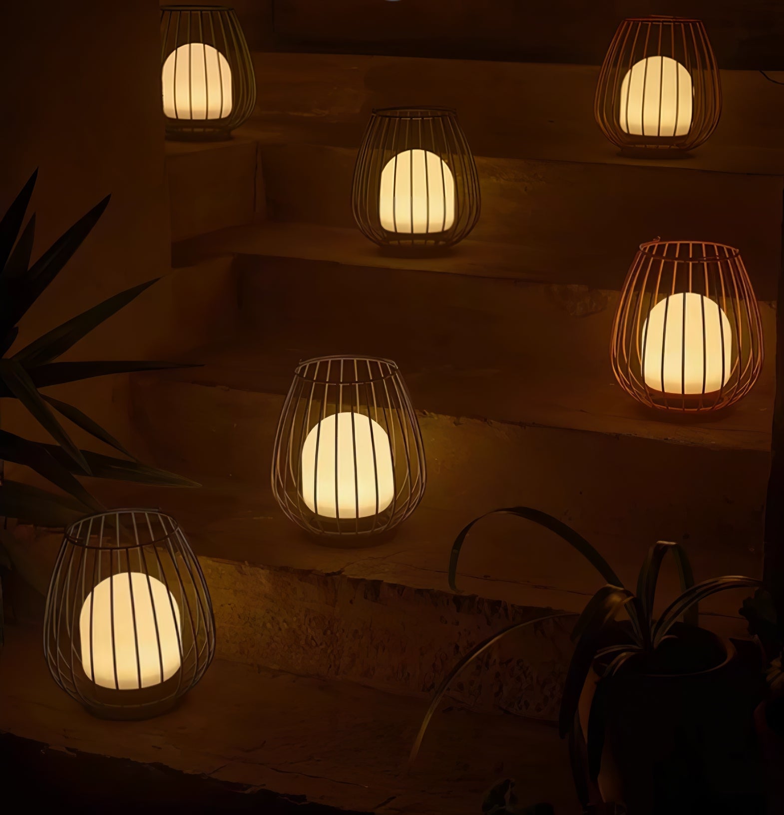 Liora Rechargeable Outdoor Lantern Light - Letslighting