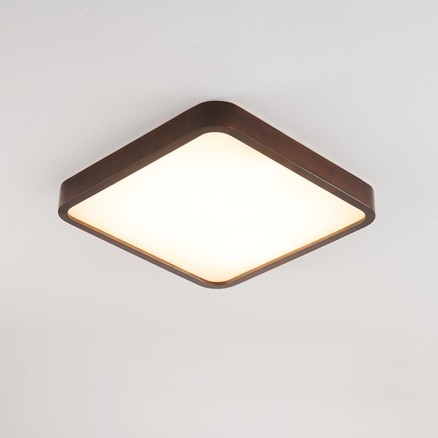 Vanoren Modern Minimalist Rectangular Wood Ceiling Light - Letslighting