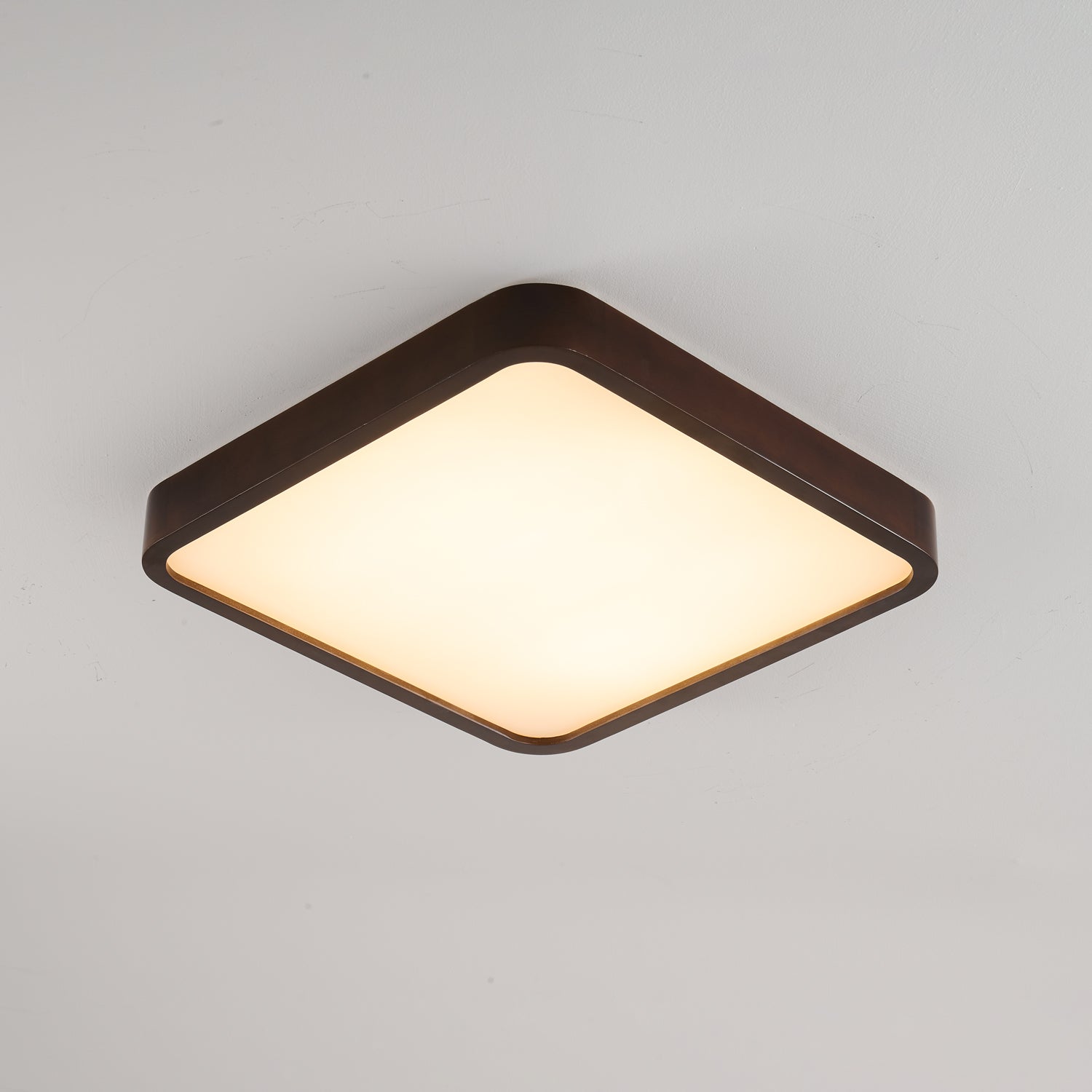 Vanoren Modern Minimalist Rectangular Wood Ceiling Light - Letslighting