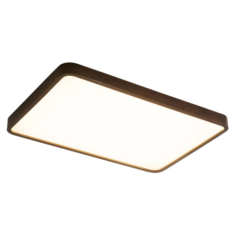 Vanoren Modern Minimalist Rectangular Wood Ceiling Light - Letslighting