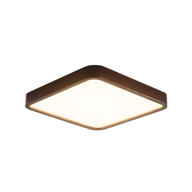 Vanoren Modern Minimalist Rectangular Wood Ceiling Light - Letslighting