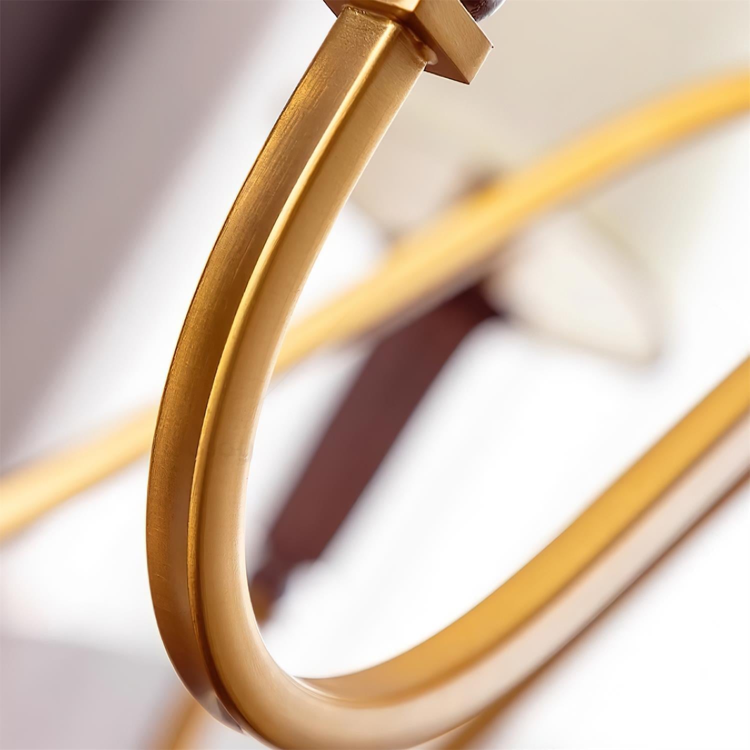Gianna Chandelier Wave Gold Tapered - Letslighting