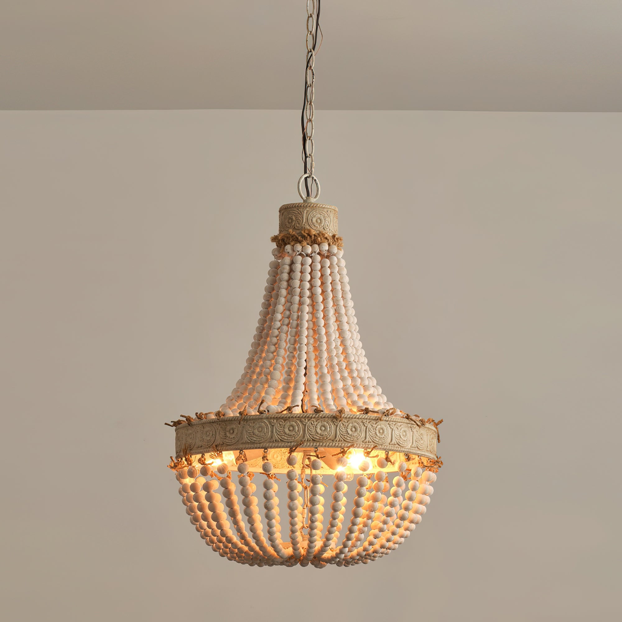 Ulvararis Postmodern Luxury Beaded Wooden Chandelier - Letslighting