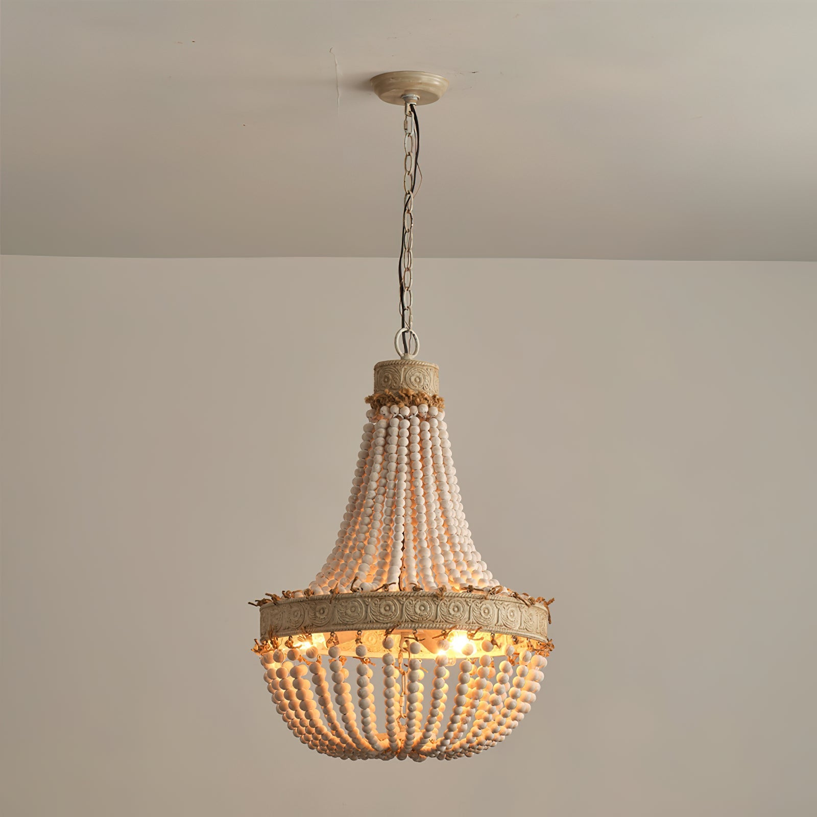 Ulvararis Postmodern Luxury Beaded Wooden Chandelier - Letslighting
