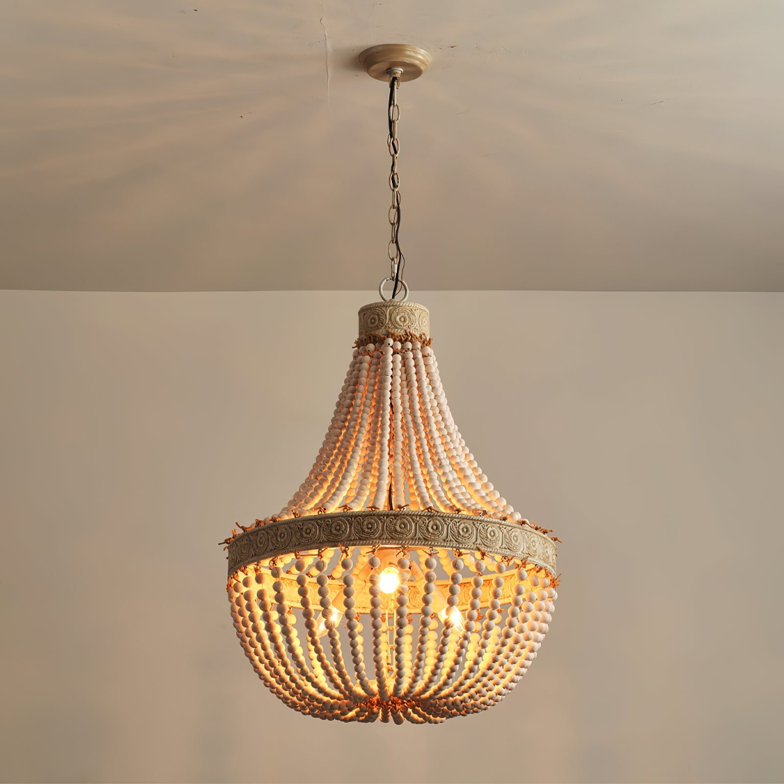 Ulvararis Postmodern Luxury Beaded Wooden Chandelier - Letslighting