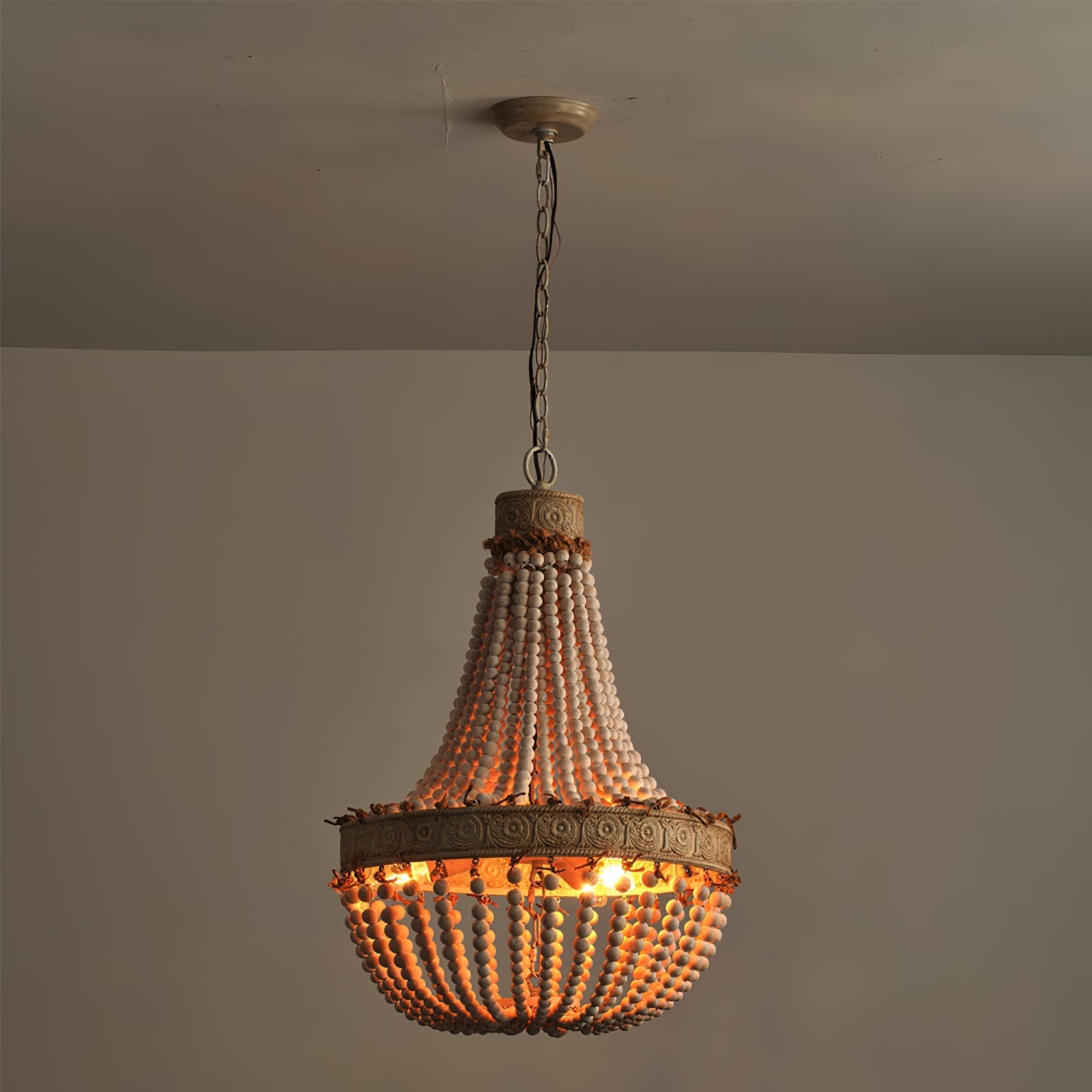 Ulvararis Postmodern Luxury Beaded Wooden Chandelier - Letslighting
