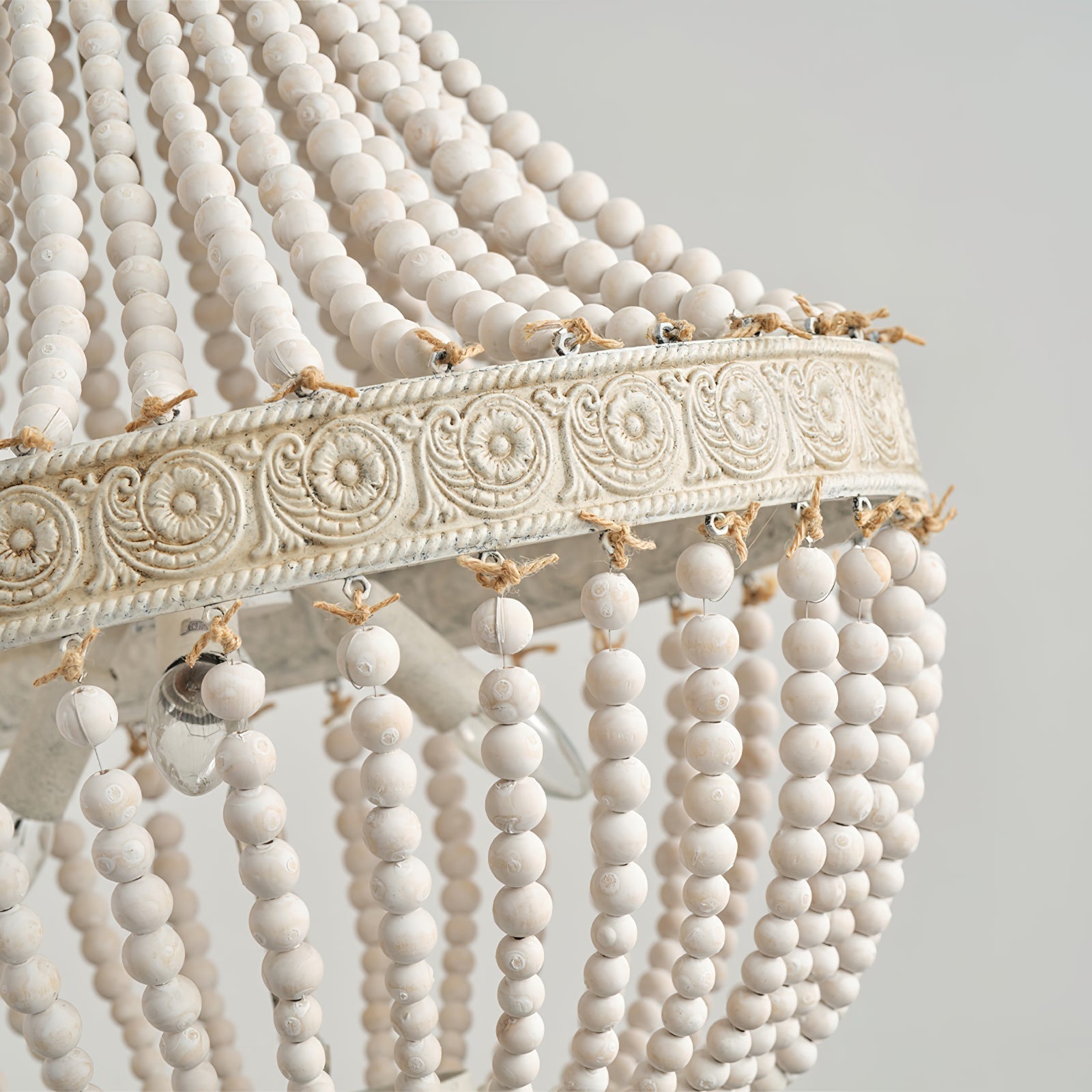 Ulvararis Postmodern Luxury Beaded Wooden Chandelier - Letslighting