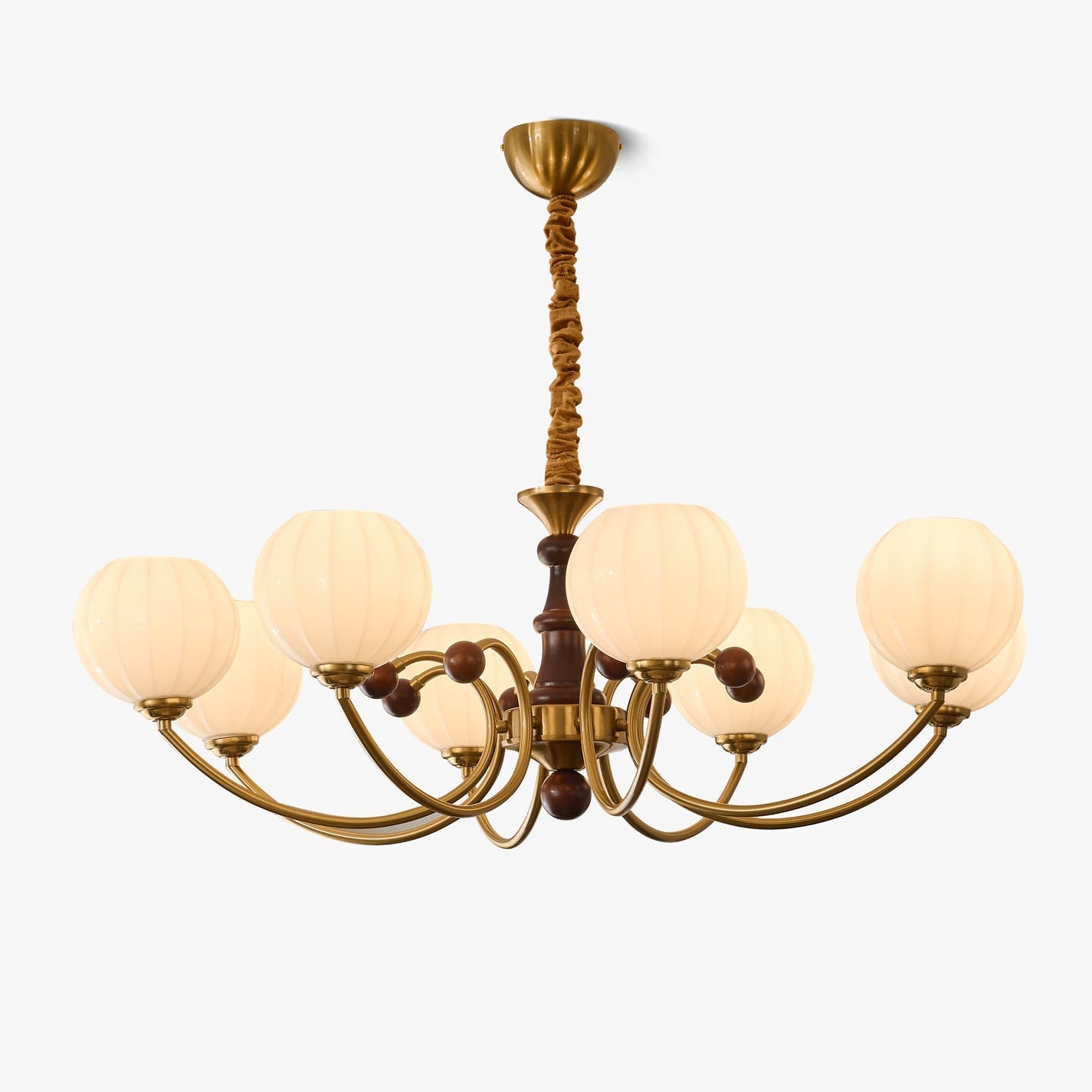Omirara Traditional Elegance Vintage Wood Chandelier - Letslighting