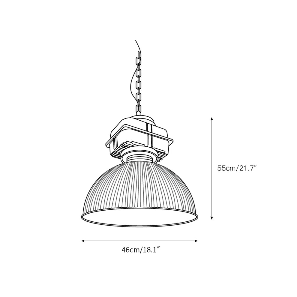 Vosilis Vintage Farmhouse Glass Pendant Light - Letslighting