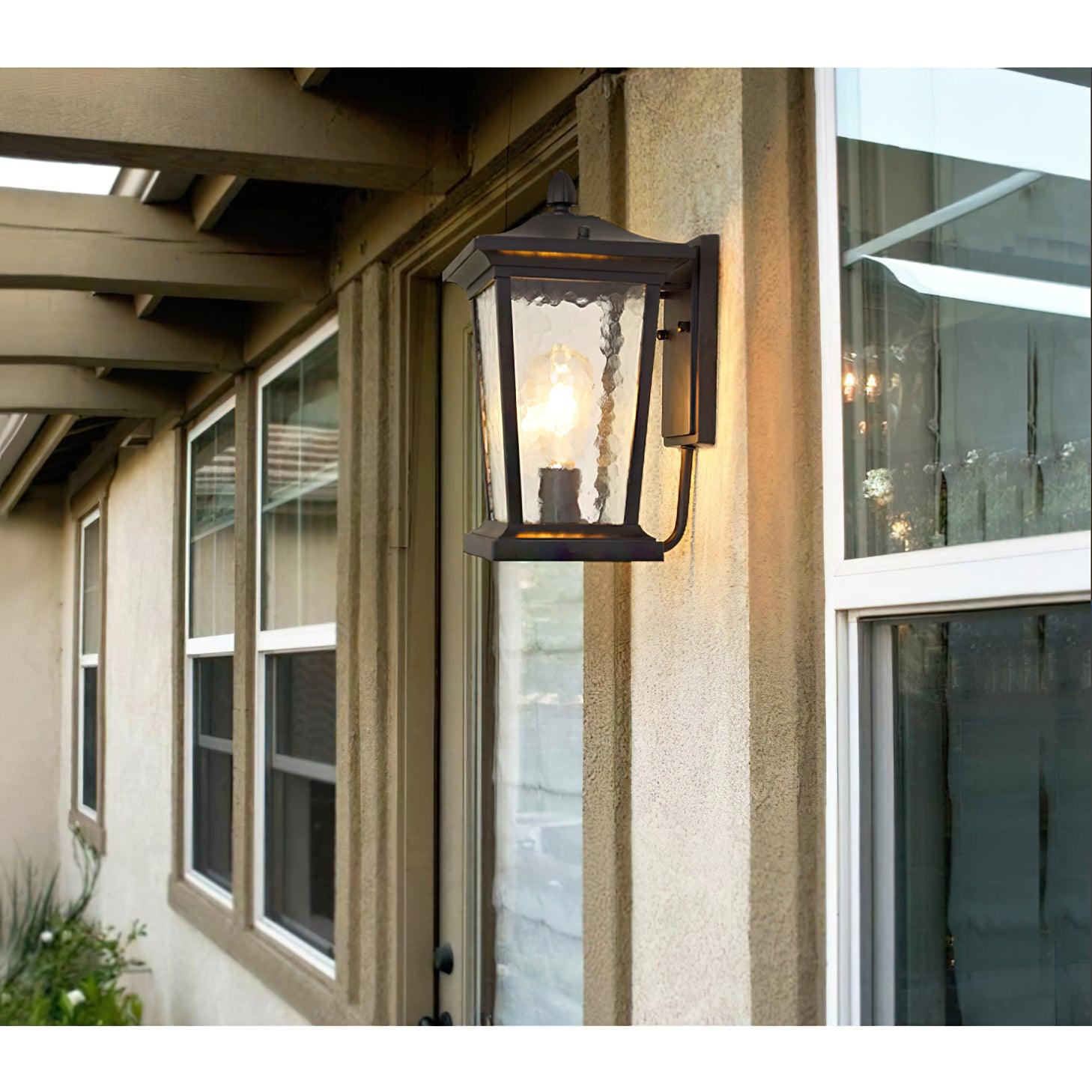 Edwin Birdcage Elegance Glass Outdoor Wall Lamp - Letslighting