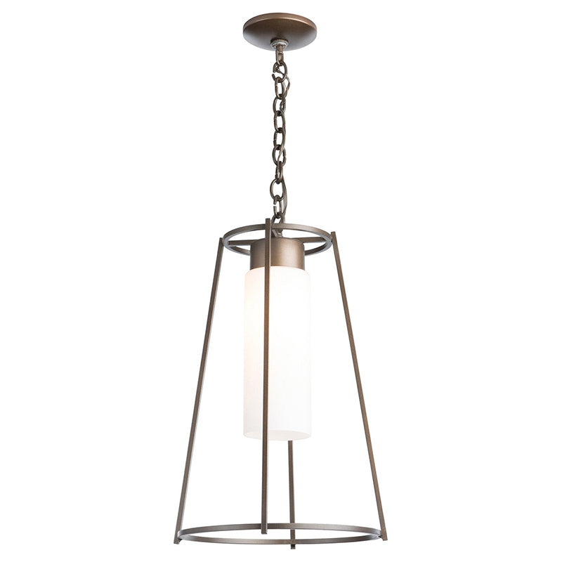 Vasilora Vintage Industrial Glass Outdoor Pendant Lamp - Letslighting