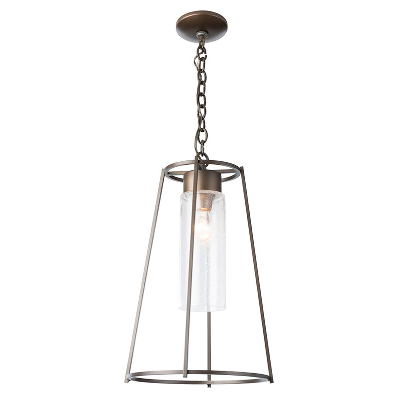 Vasilora Vintage Industrial Glass Outdoor Pendant Lamp - Letslighting