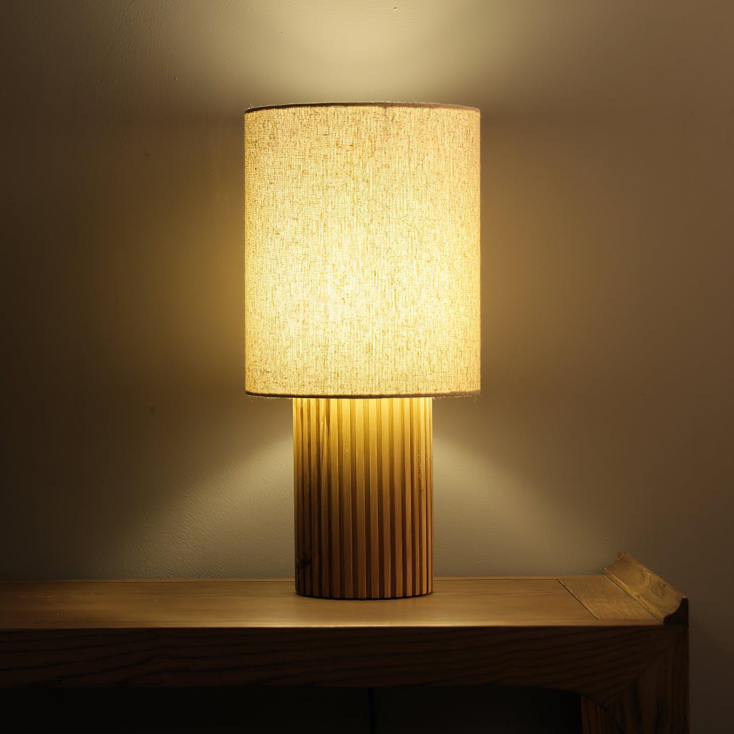 Grove Vintage Fabric Table Lamp - Letslighting