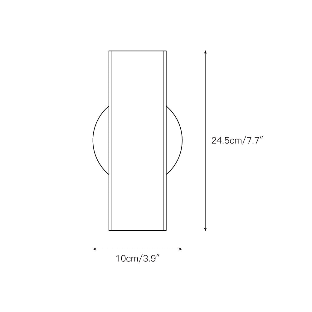 Ivsileth Modern Minimalist Plastic Wall Lamp - Letslighting