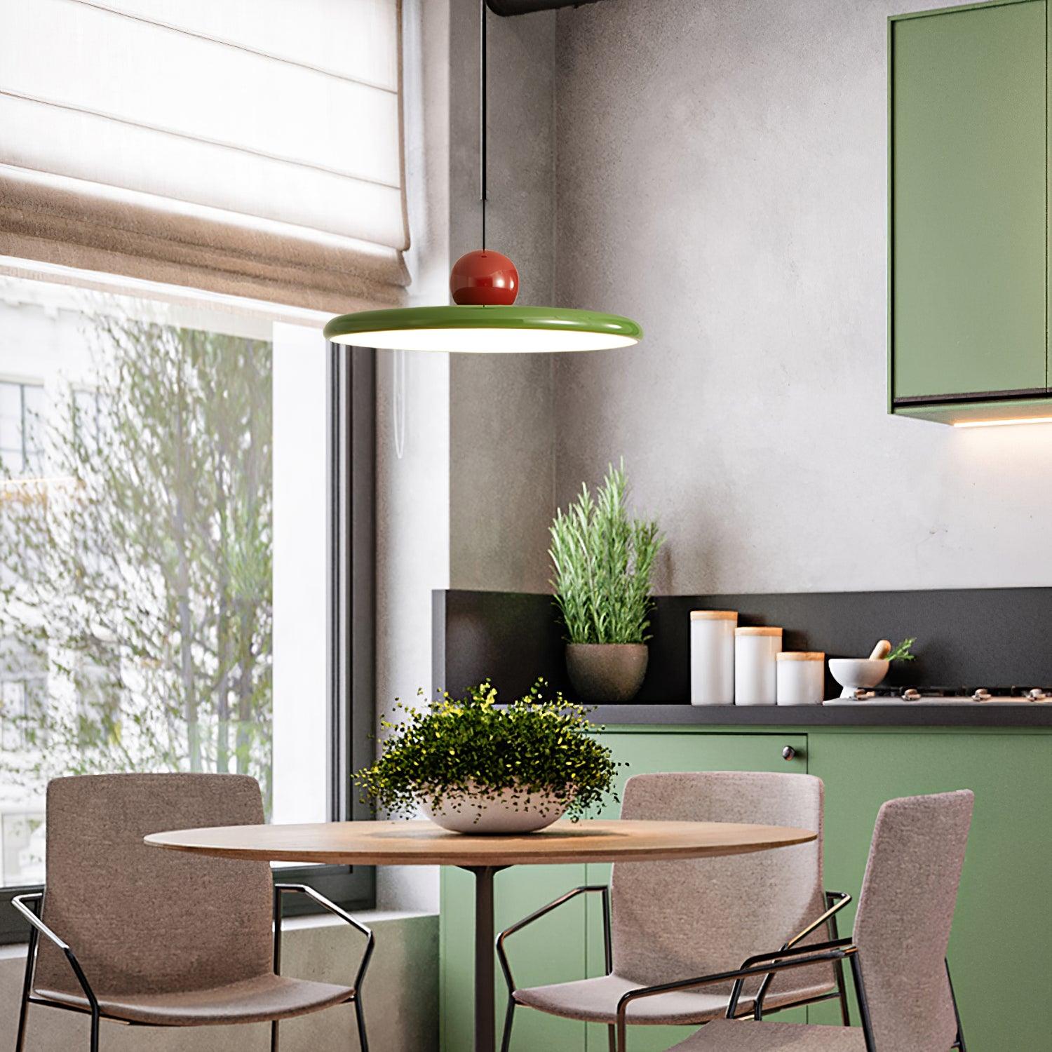 Lustra Pendant Lamp Swag Green and Red - Letslighting