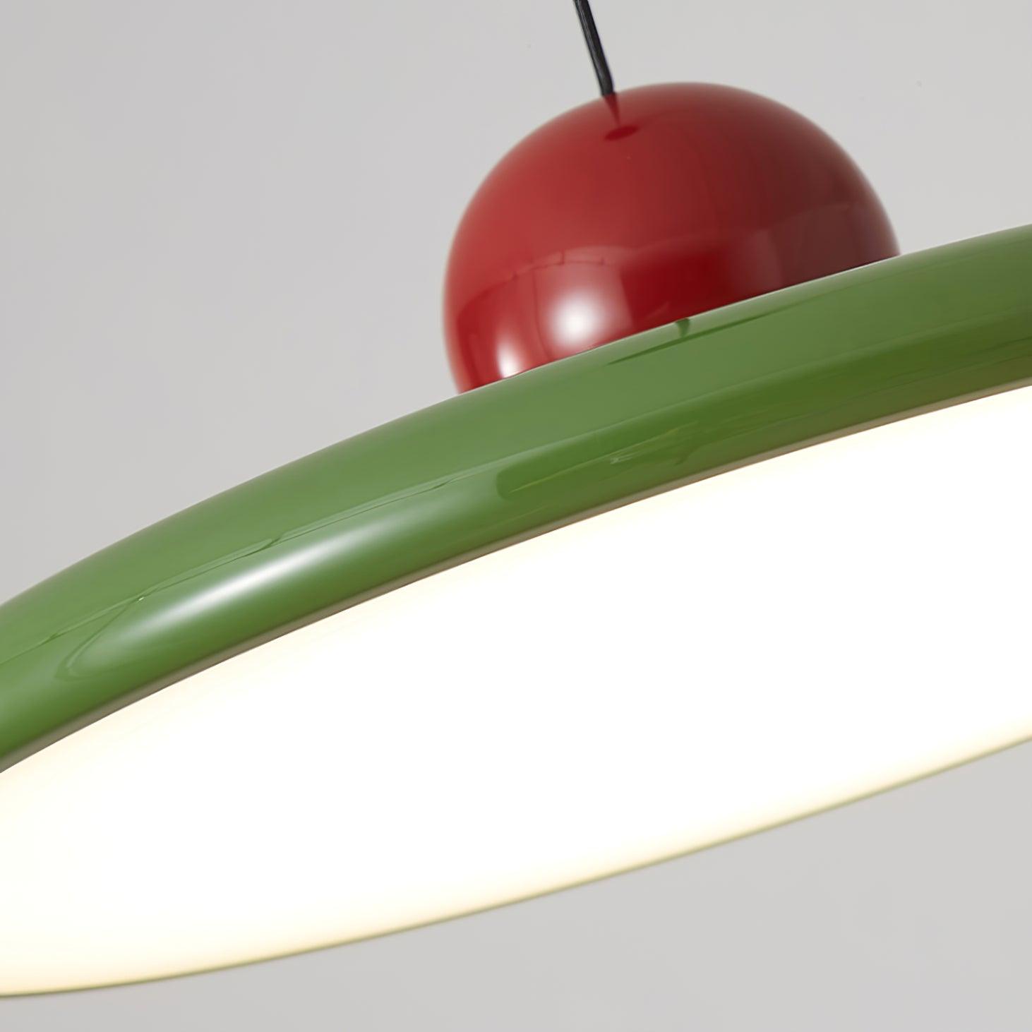 Lustra Pendant Lamp Swag Green and Red - Letslighting